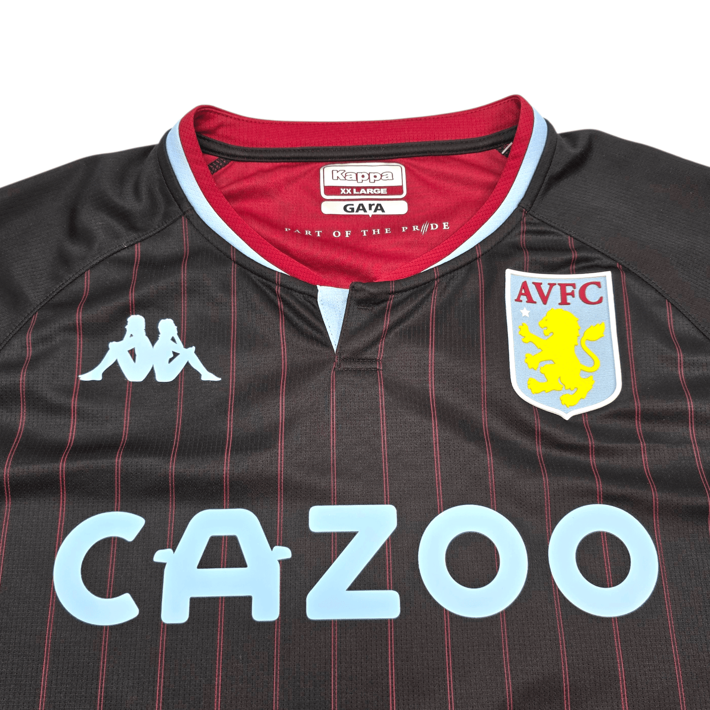 2020/21 Aston Villa Away Football Shirt (2XL) Kappa