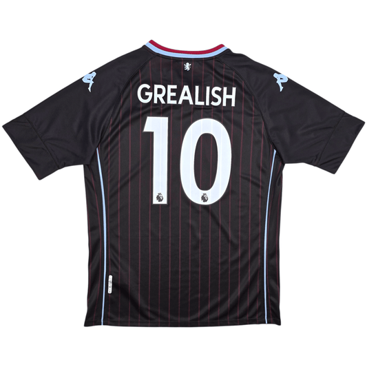 2020/21 Aston Villa Away Football Shirt (L) Kappa #10 Grealish