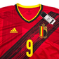 2020/21 Belgium Home Football Shirt (XL) Adidas #9 Lukaku (BNWTs)