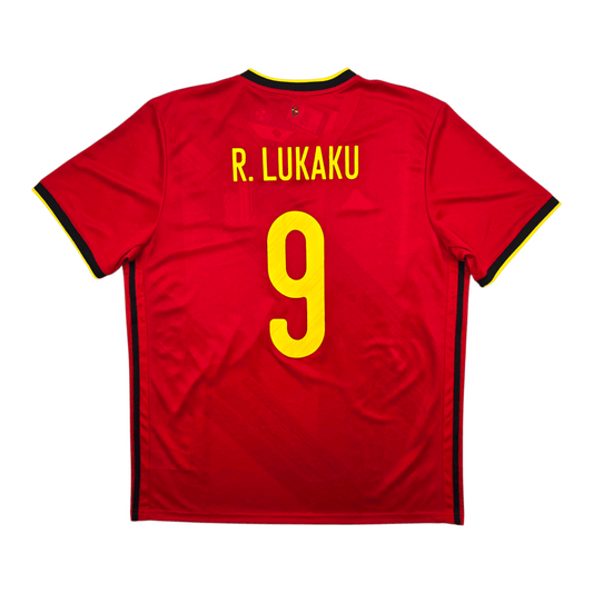 2020/21 Belgium Home Football Shirt (XL) Adidas #9 Lukaku (BNWTs)