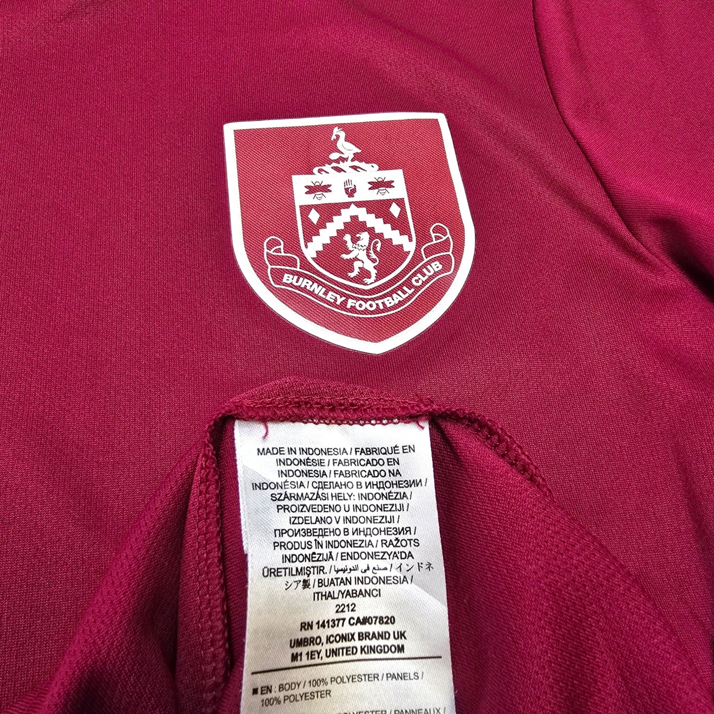 2020/21 Burnley Training Shirt (S) Umbro