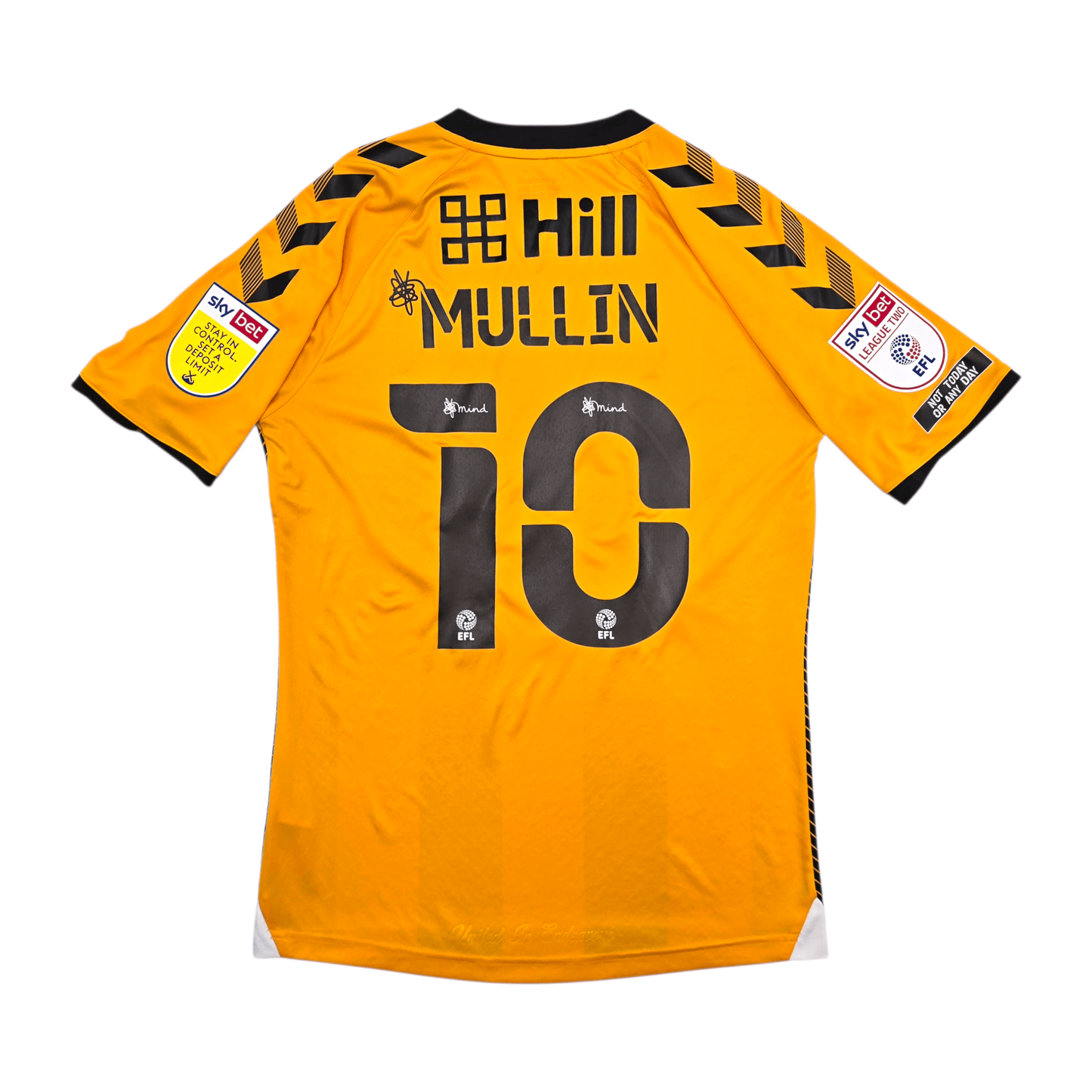 2020/21 Cambridge United Home Football Shirt (S) Hummel #10 Mullin