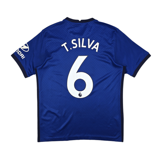 2020/21 Chelsea Home Football Shirt (M) Nike #6 T.Silva