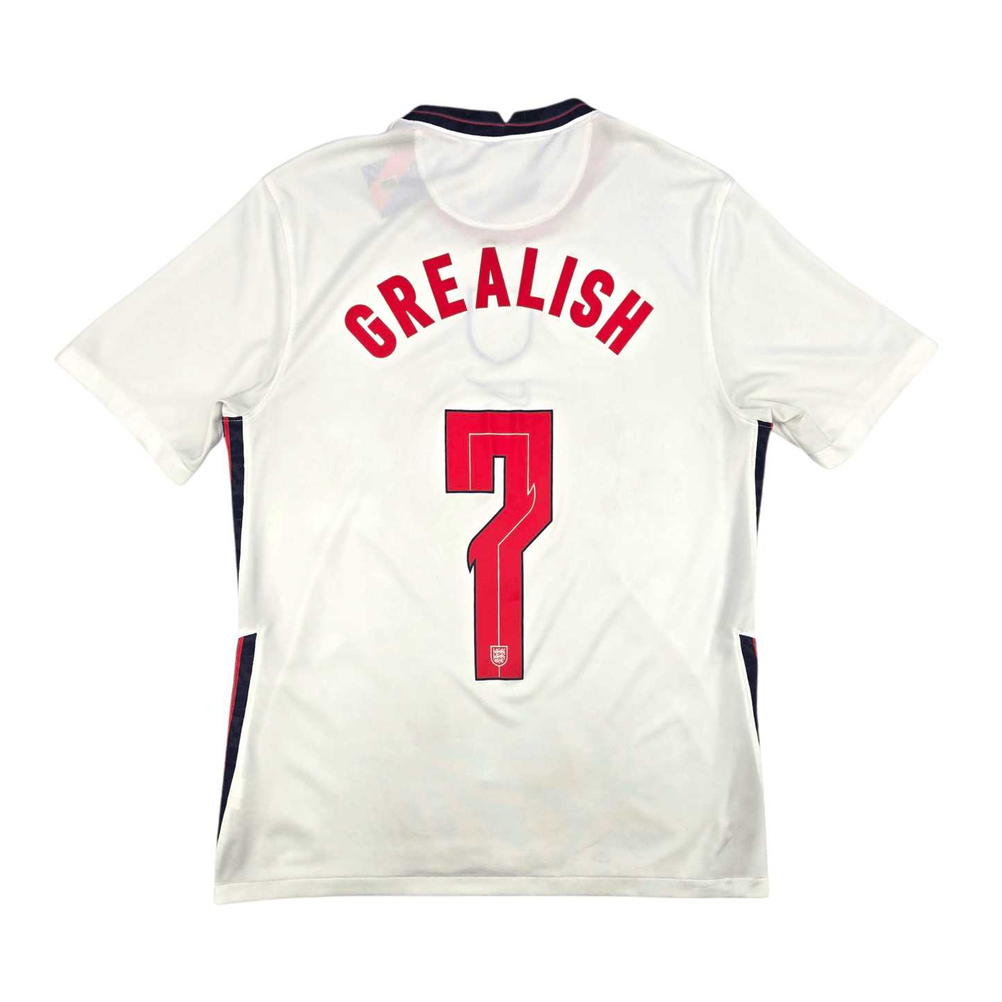 2020/21 England Home Football Shirt (M) Nike #7 Grealish