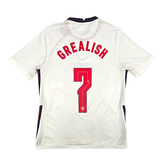 2020/21 England Home Football Shirt (M) Nike #7 Grealish