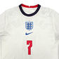 2020/21 England Home Football Shirt (M) Nike #7 Grealish