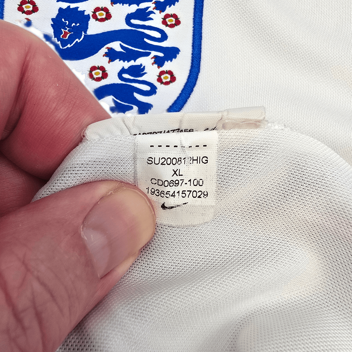 2020/21 England Home Football Shirt (XL) Nike #26 Bellingham