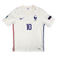 2020/21 France Away Football Shirt (M) Nike #10 Mbappe