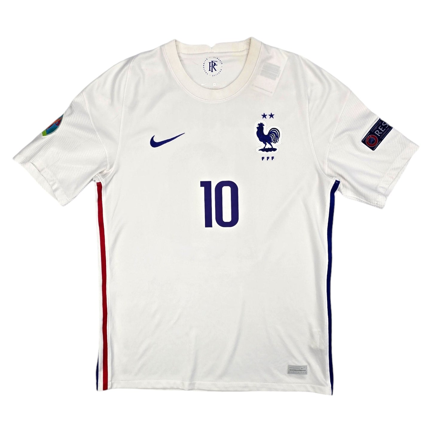 2020/21 France Away Football Shirt (M) Nike #10 Mbappe
