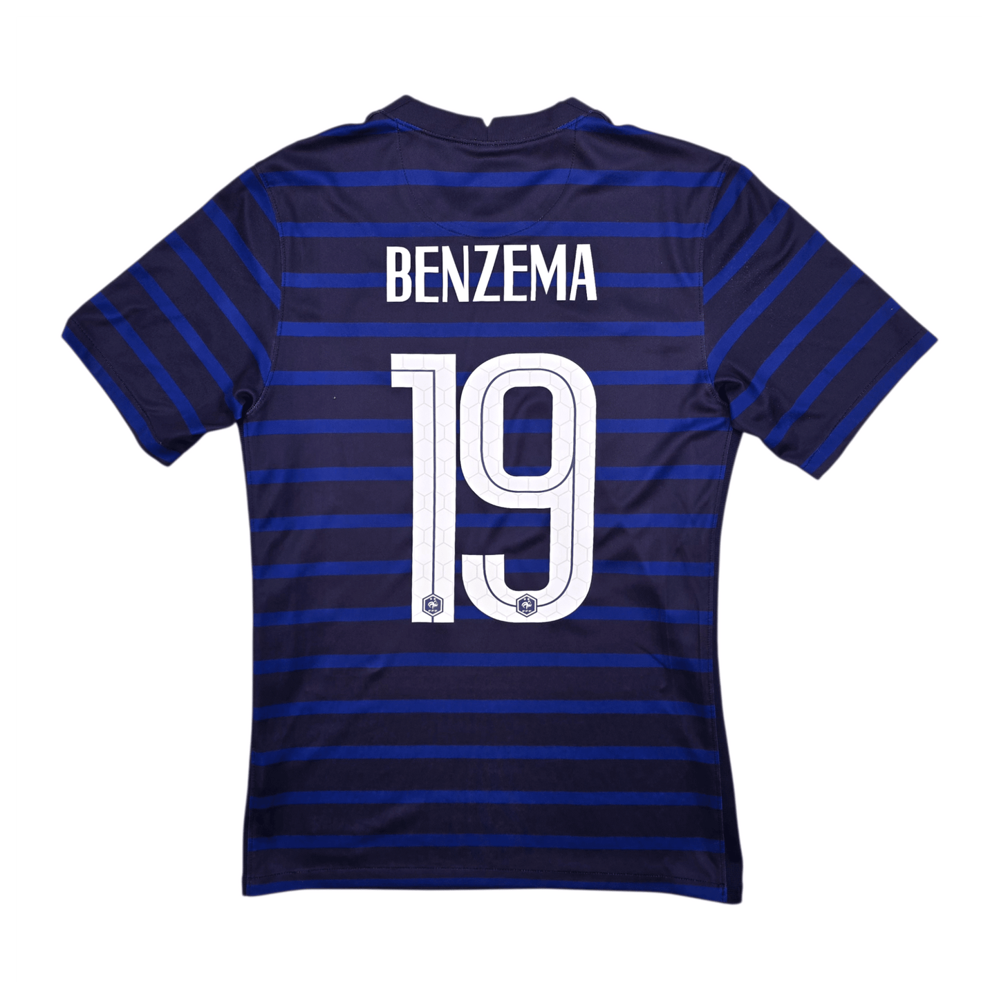 2020/21 France Home Football Shirt (S) Nike #19 Benzema