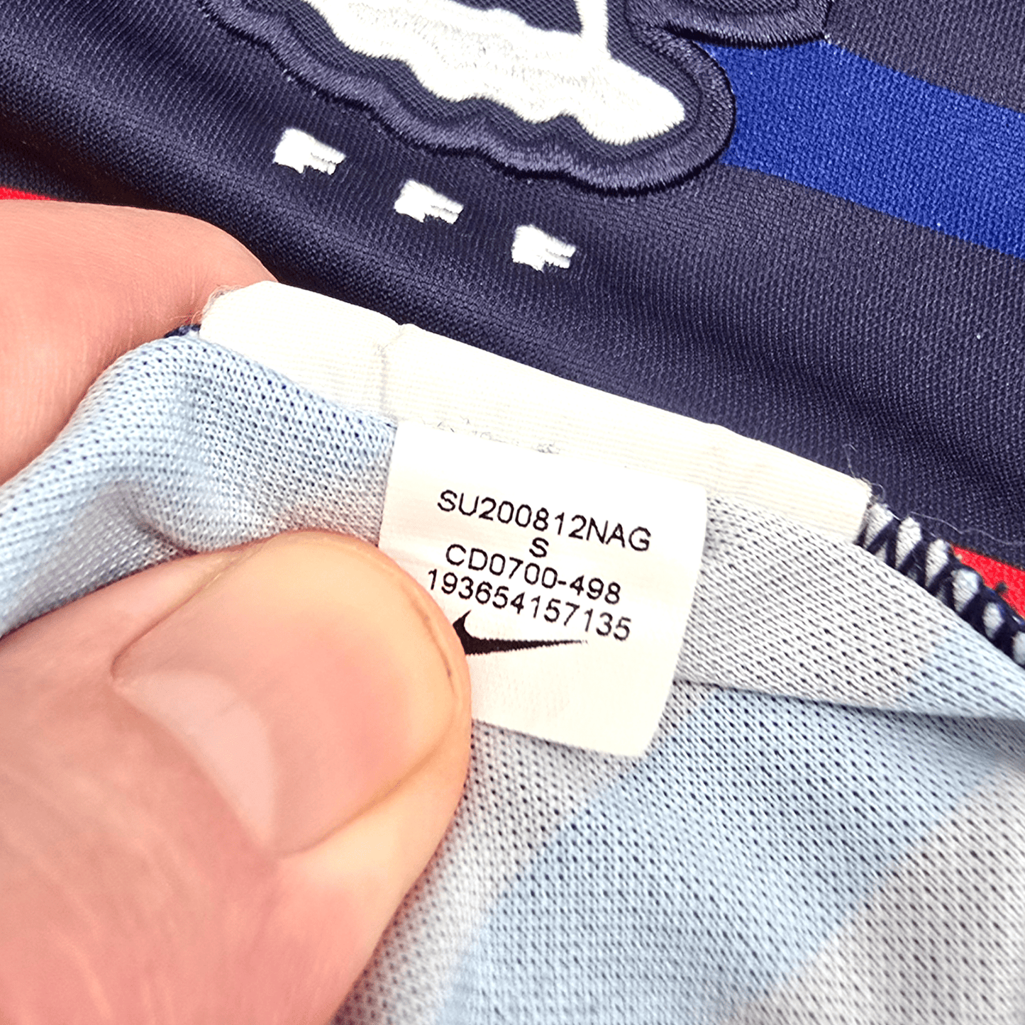 2020/21 France Home Football Shirt (S) Nike #19 Benzema
