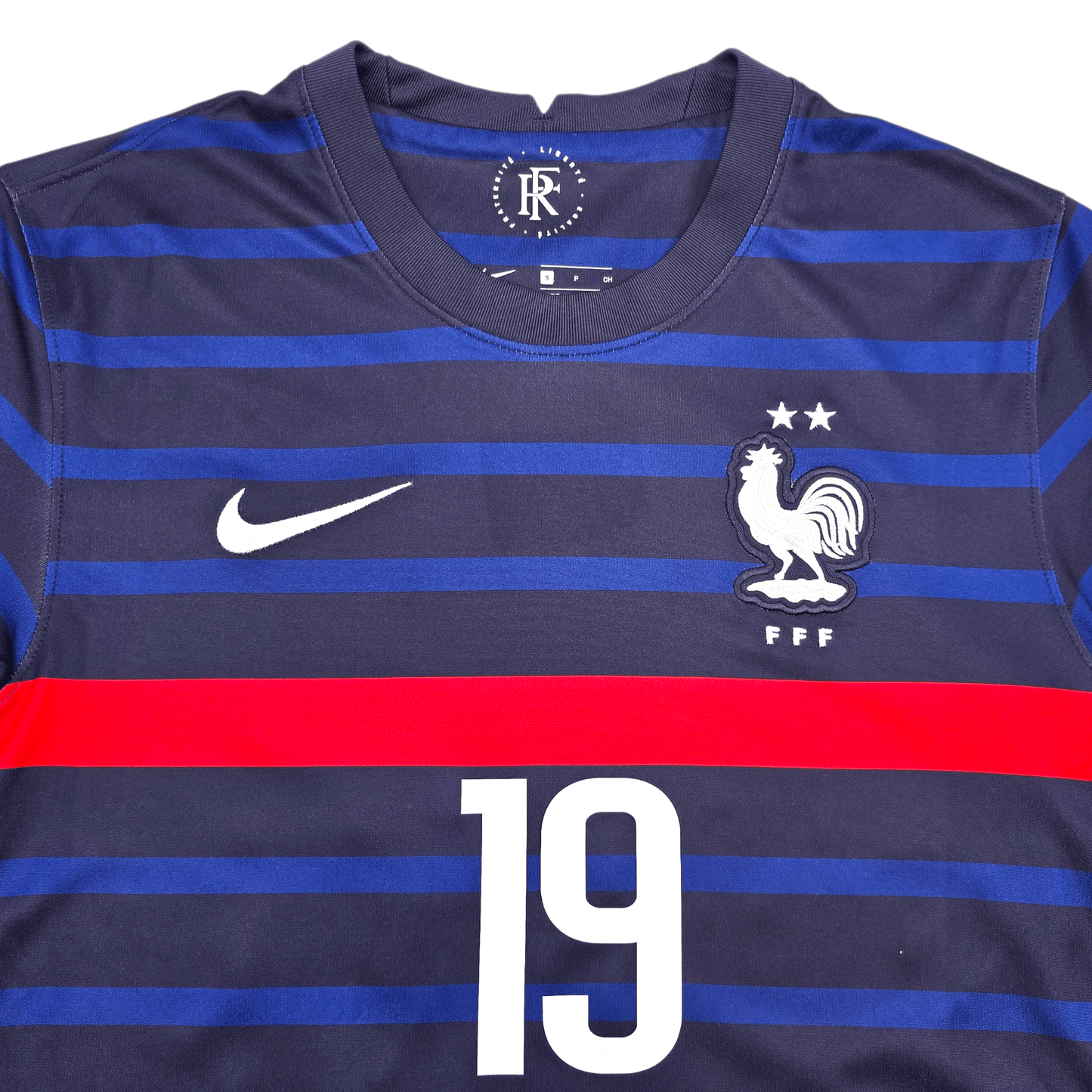 2020/21 France Home Football Shirt (S) Nike #19 Benzema