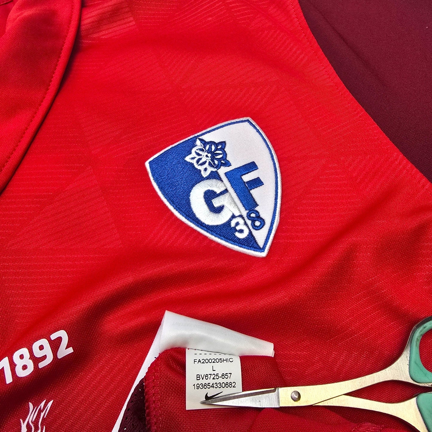 2020/21 Grenoble Foot Away Football Shirt (L) Nike