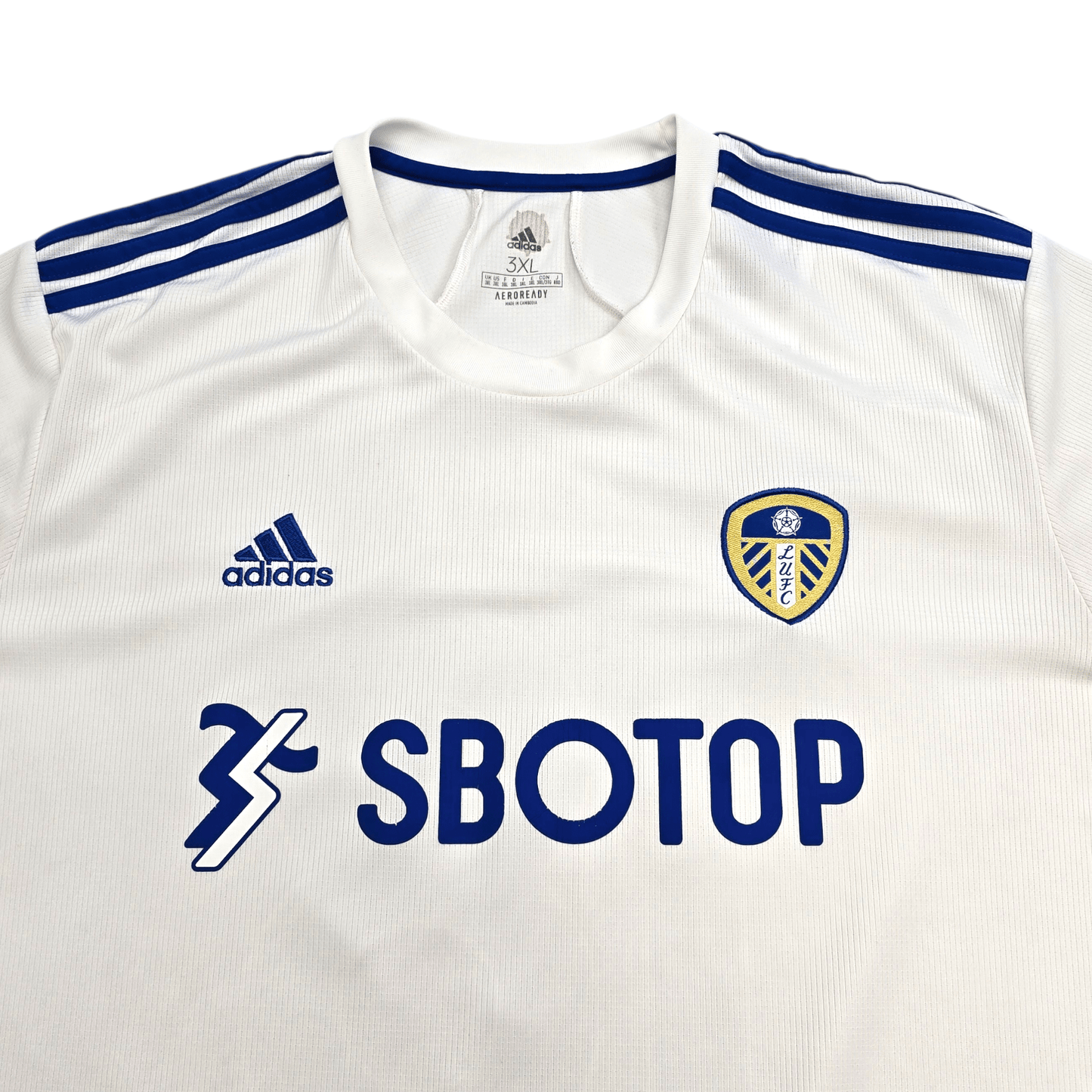2020/21 Leeds United Home Football Shirt (3XL) Adidas #18 Raphinha