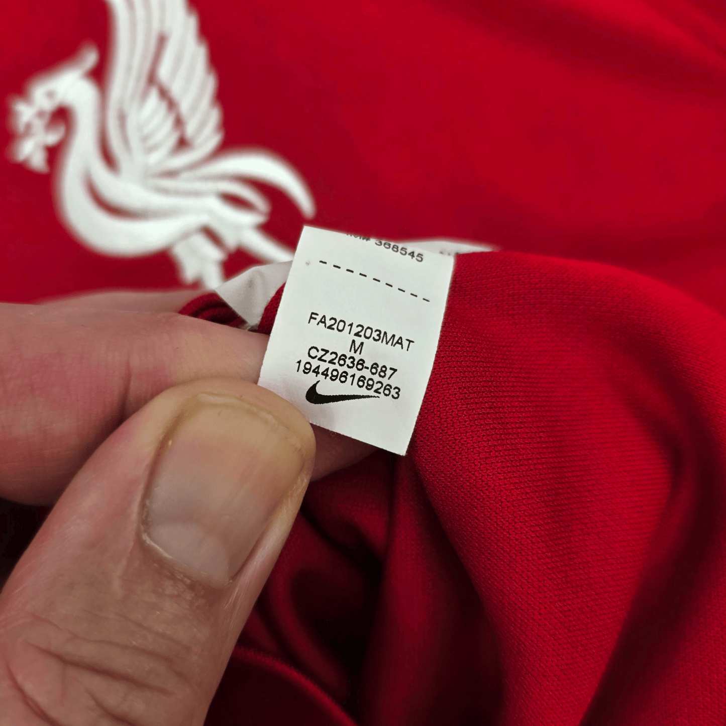 2020/21 Liverpool Home Football Shirt (M) Nike #4 Virgil
