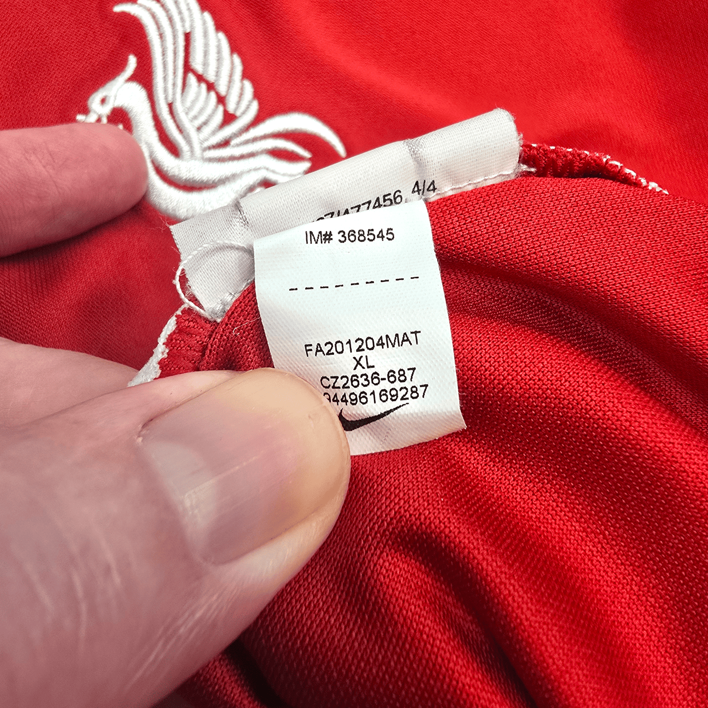 2020/21 Liverpool Home Football Shirt (XL) Nike #4 Virgil