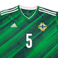 2020/21 Northern Ireland Home Football Shirt (XL) Adidas #5 Evans