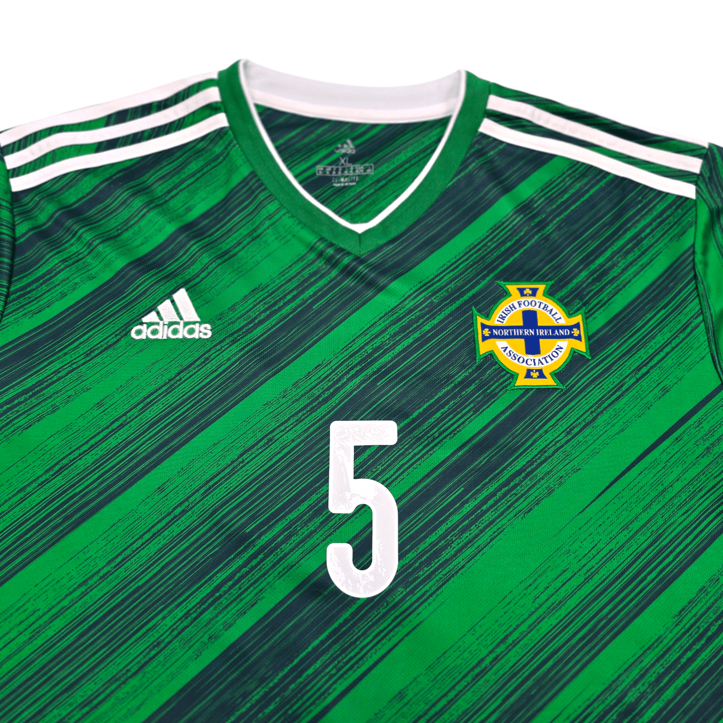 2020/21 Northern Ireland Home Football Shirt (XL) Adidas #5 Evans