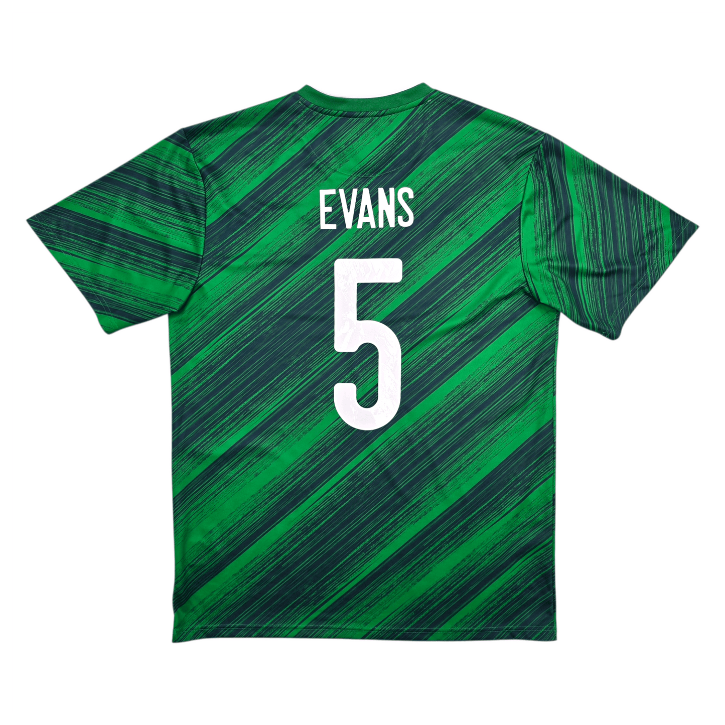 2020/21 Northern Ireland Home Football Shirt (XL) Adidas #5 Evans