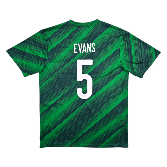 2020/21 Northern Ireland Home Football Shirt (XL) Adidas #5 Evans