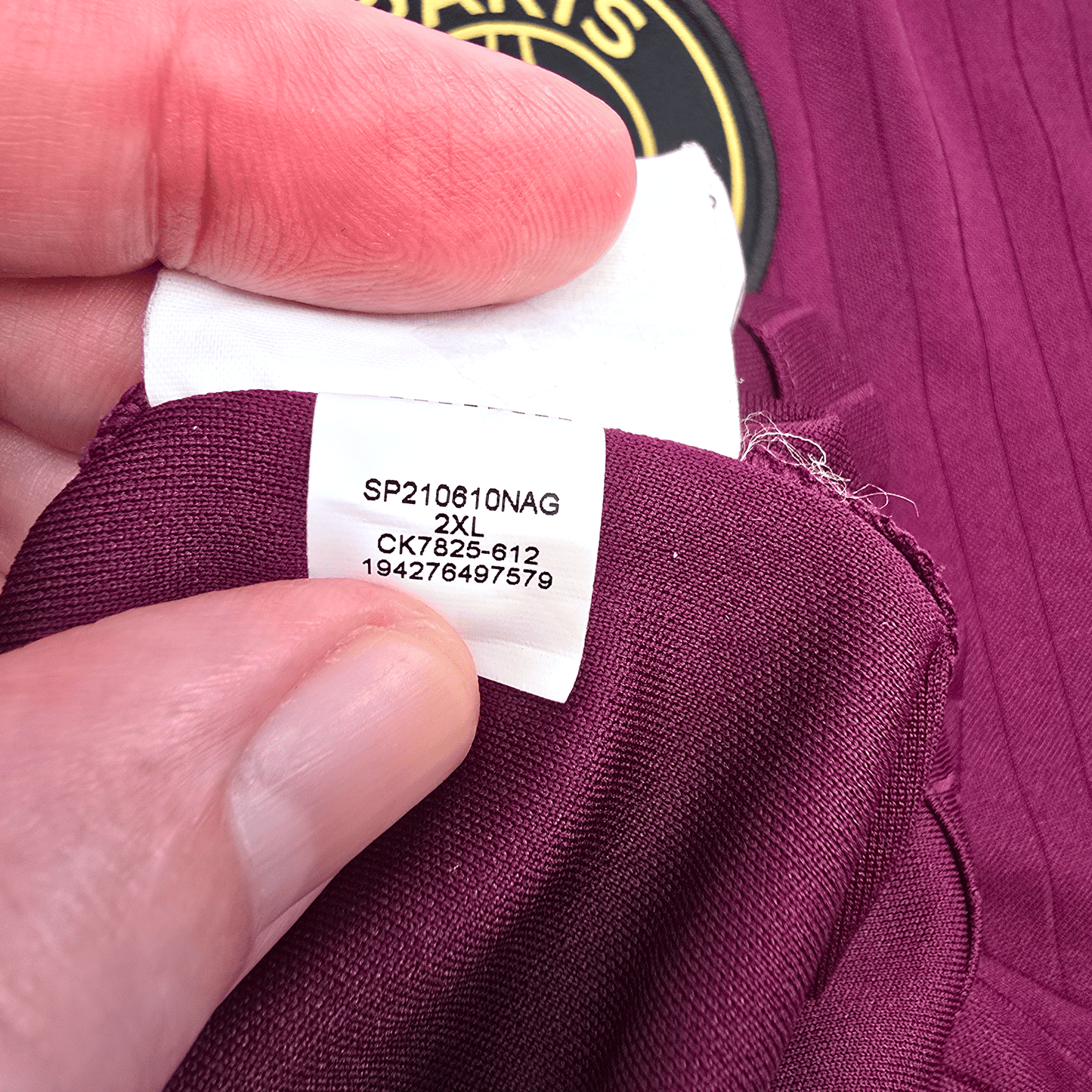 2020/21 PSG Third Football Shirt (2XL) Nike / Jordan