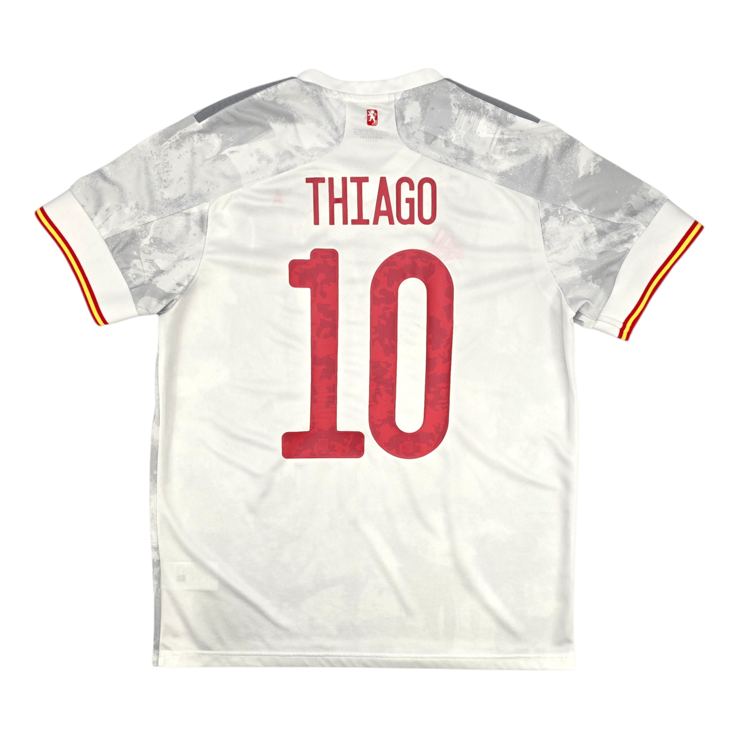 2020/21 Spain Away Football Shirt (L) Adidas #10 Thiago