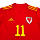 2020/21 Wales Home Football Shirt (S) Adidas #11 Bale