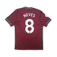 2020/21 Wolverhampton Wanderers Third Football Shirt (M) Adidas #8 Neves