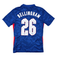 2020/22 England Away Football Shirt (S) Nike #26 Bellingham
