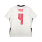 2020/22 England Home Football Shirt (L) Nike #4 Rice (Player Version)