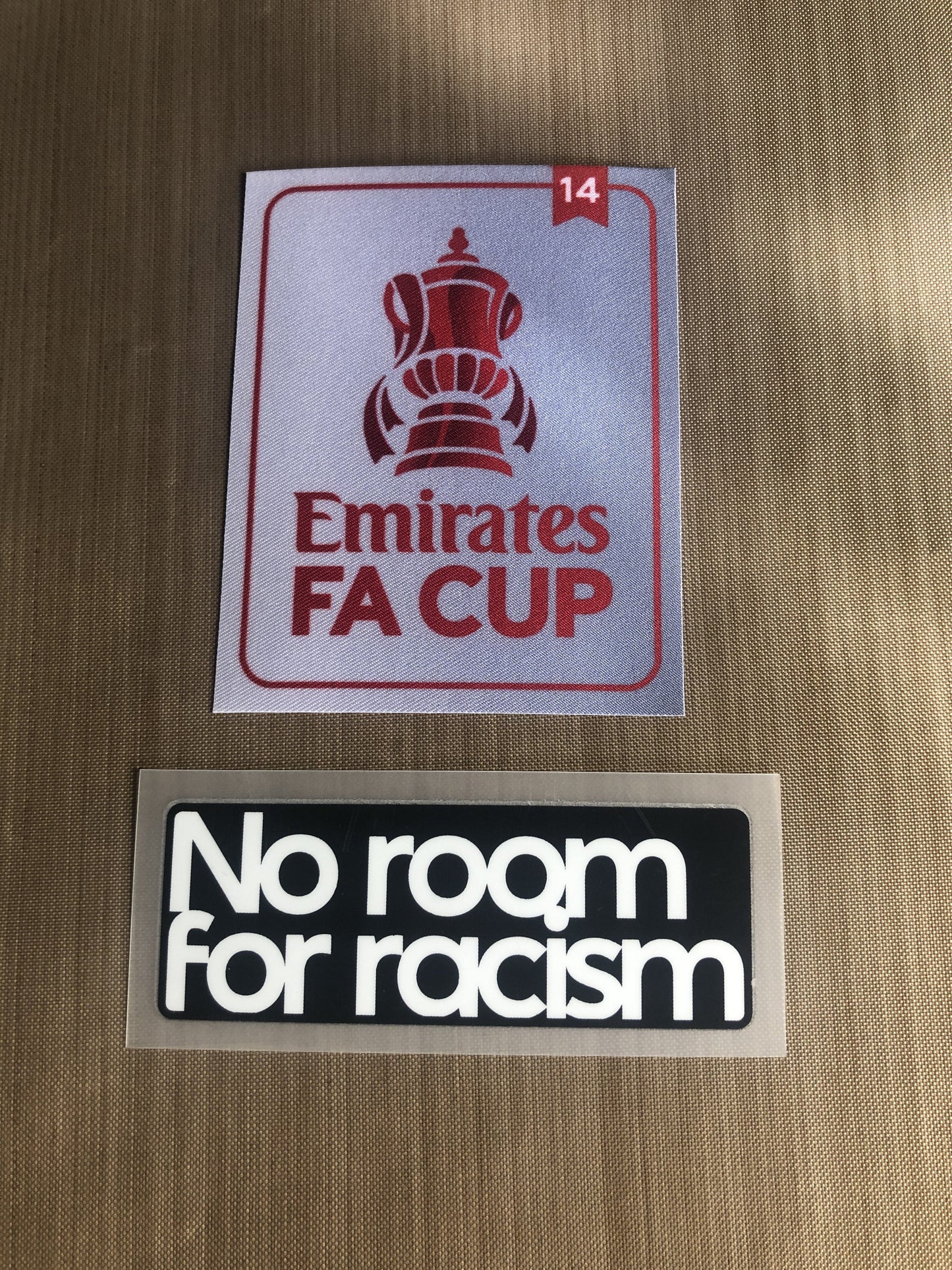 Arsenal 2020/21 FA Cup Player Size 14 Times Winner and Holder Sleeve Badge