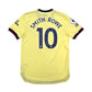 2021/22 Arsenal Away Football Shirt (M) Adidas #10 Smith-Rowe (Player Version)
