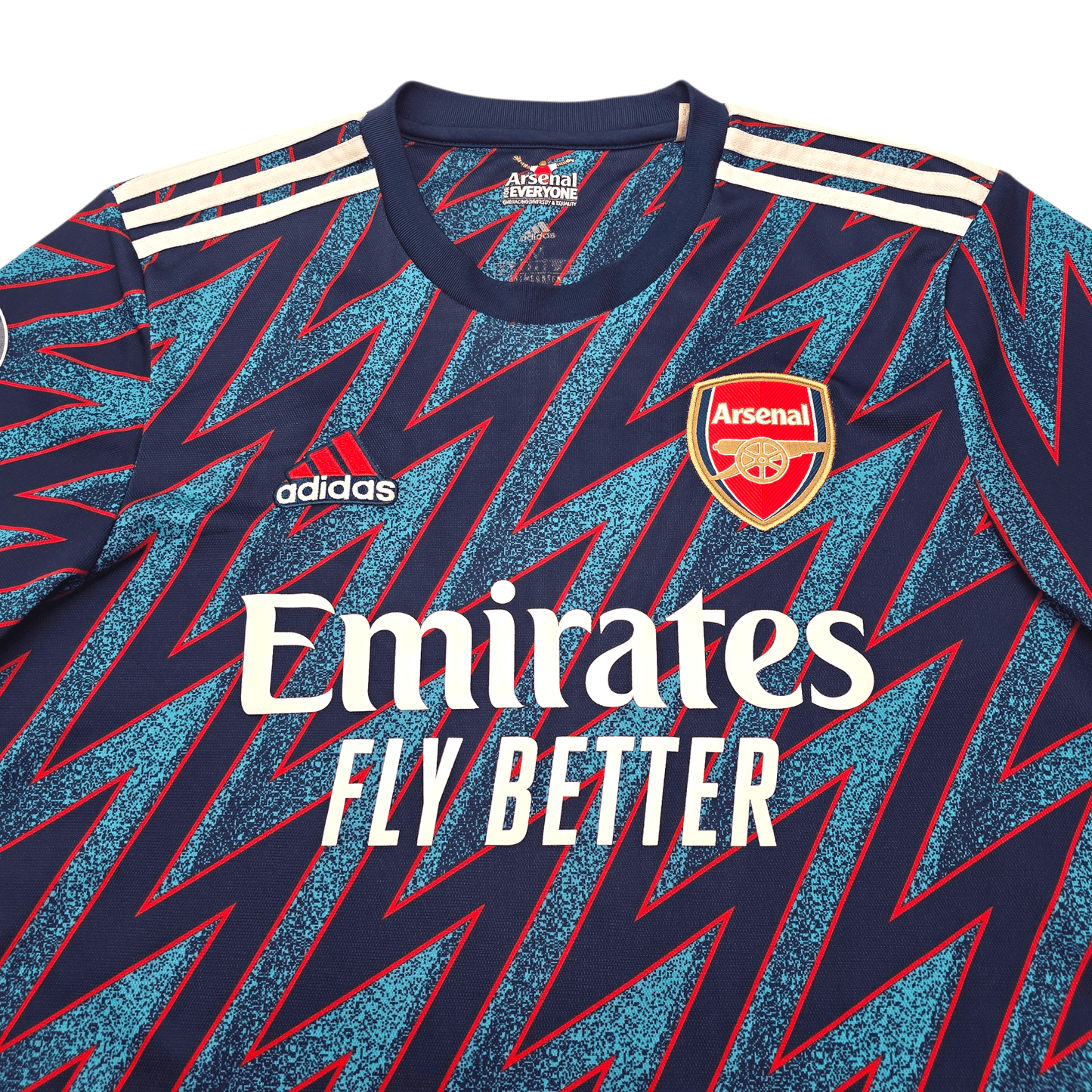 2021/22 Arsenal Third Football Shirt (M) Adidas #8 Odegaard