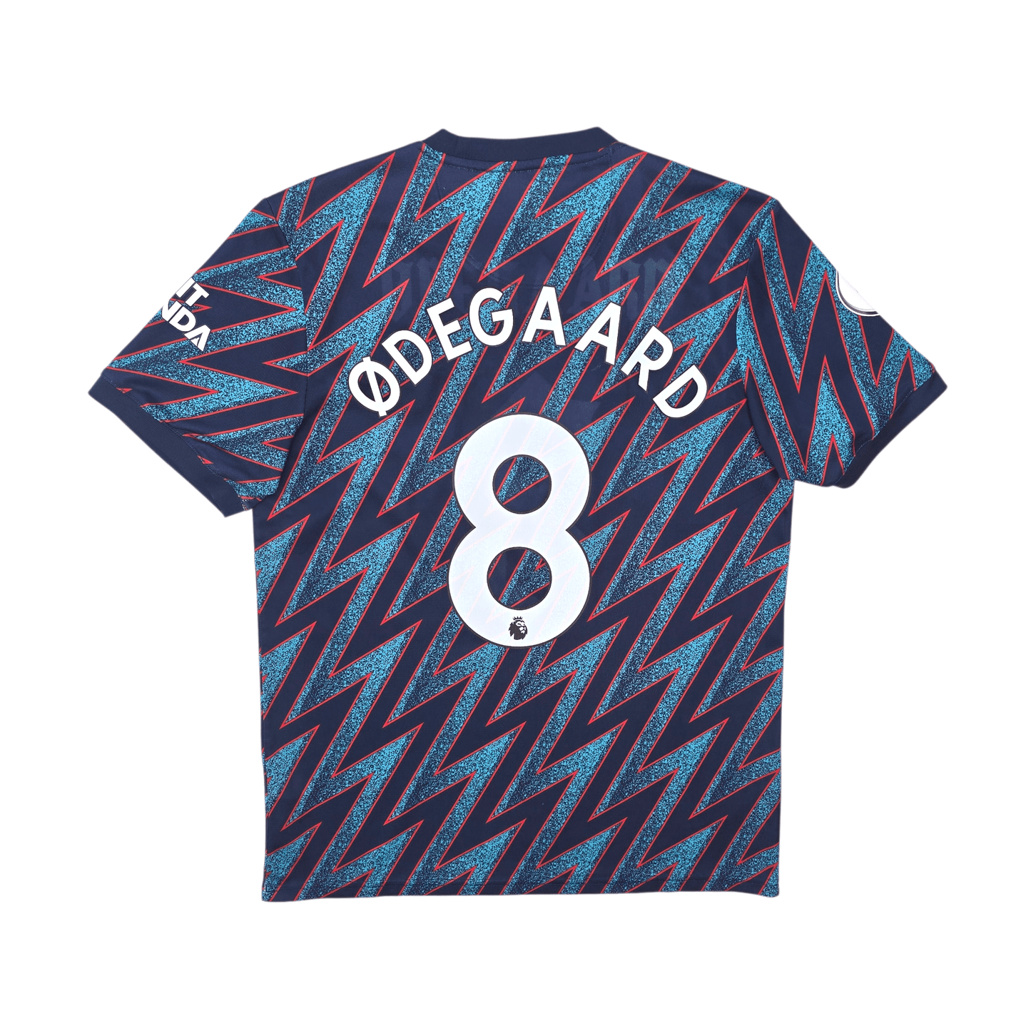 2021/22 Arsenal Third Football Shirt (M) Adidas #8 Odegaard