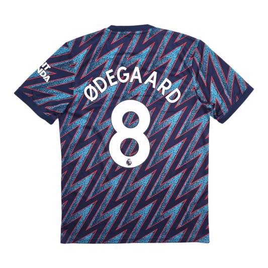 2021/22 Arsenal Third Football Shirt (M) Adidas #8 Odegaard