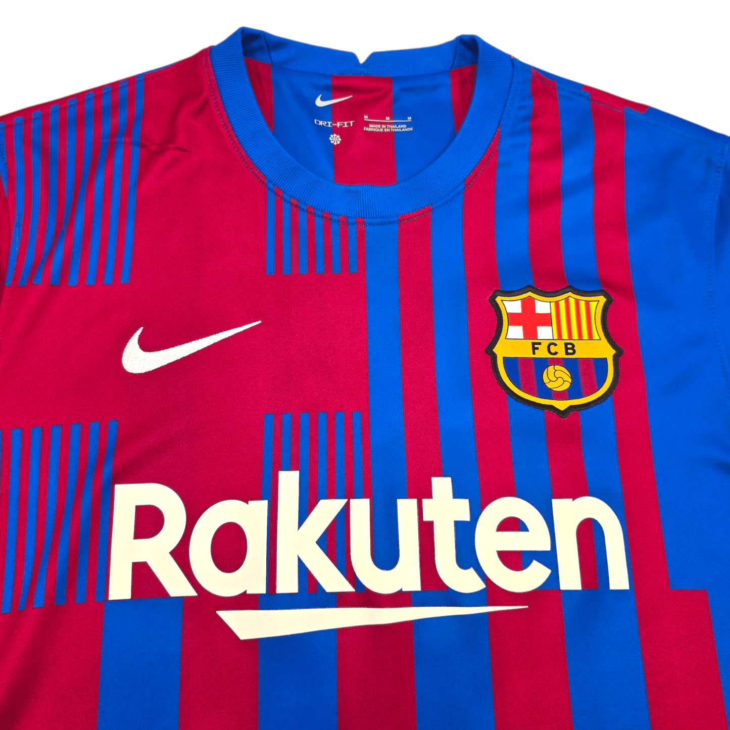 2021/22 Barcelona Home Football Shirt (M) Nike #3 Pique
