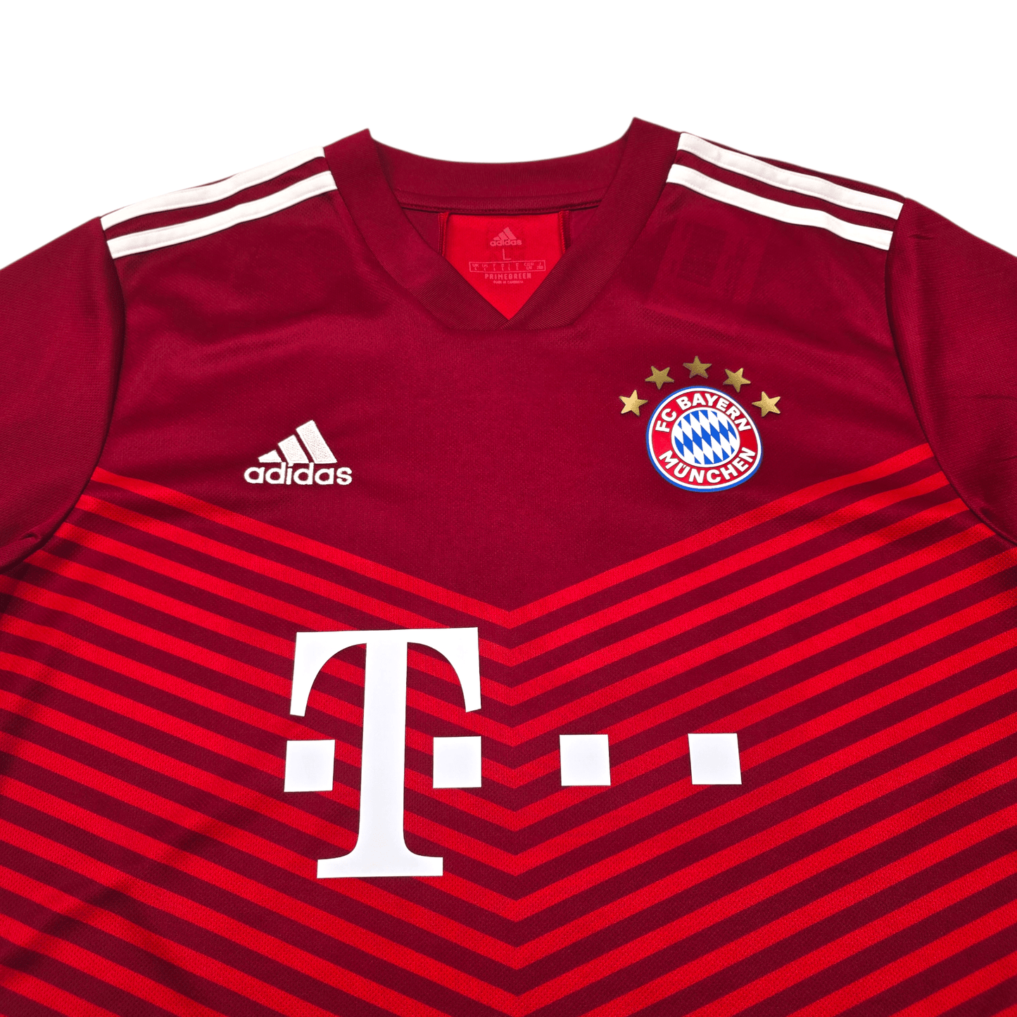 2021/22 Bayern Munich Home Football Shirt (L) Adidas #19 Davies