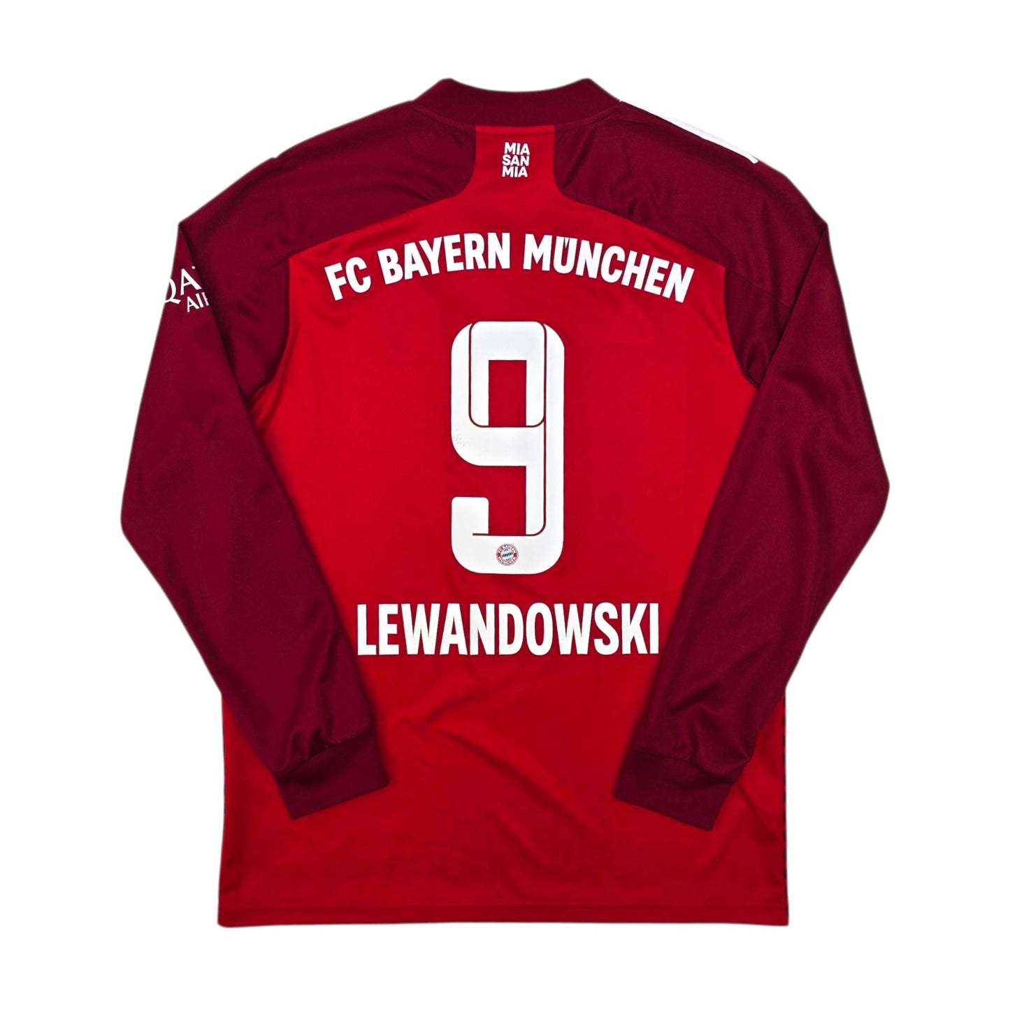 2021/22 Bayern Munich Home Football Shirt (M) Adidas #9 Lewandowski