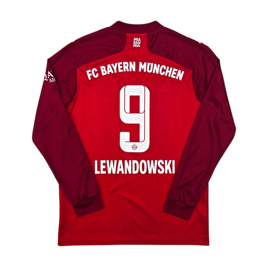 2021/22 Bayern Munich Home Football Shirt (M) Adidas #9 Lewandowski