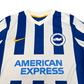 2021/22 Brighton Home Football Shirt (M) Nike #13 Gross