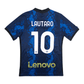 2021/22 Inter Milan Home Football Shirt (S) Nike #10 Lautaro