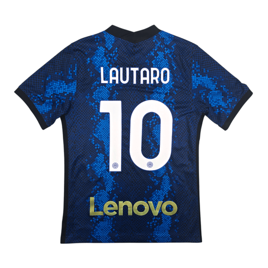 2021/22 Inter Milan Home Football Shirt (S) Nike #10 Lautaro