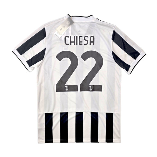 2021/22 Juventus Home Football Shirt (M) Adidas #22 Chiesa (BNWTs)