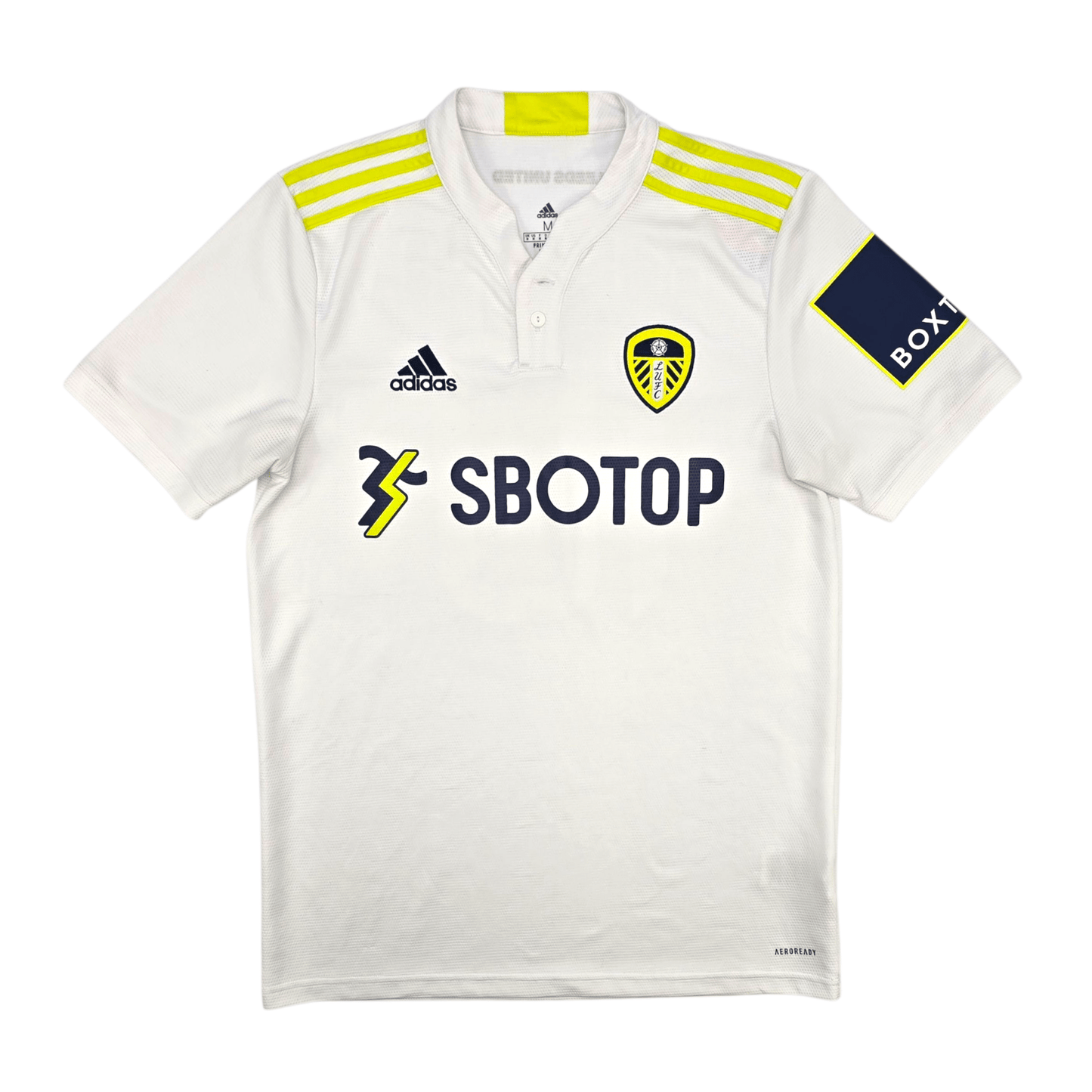 2021/22 Leeds United Home Football Shirt (M) Adidas #10 Raphinha