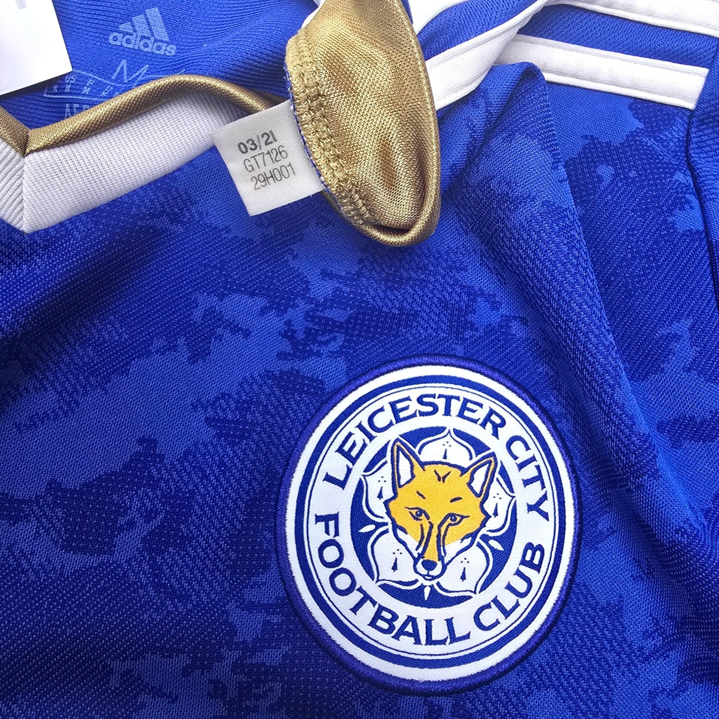 2021/22 Leicester City Home Football Shirt (M) Adidas