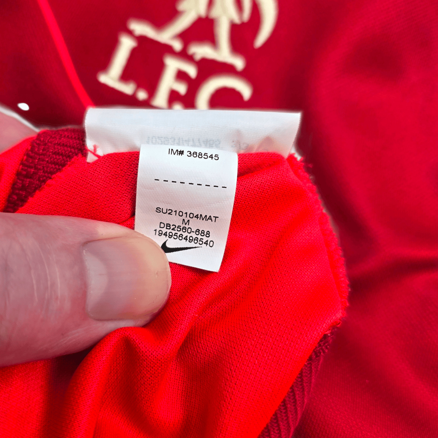 2021/22 Liverpool Home Football Shirt (M) Nike #3 Fabinho