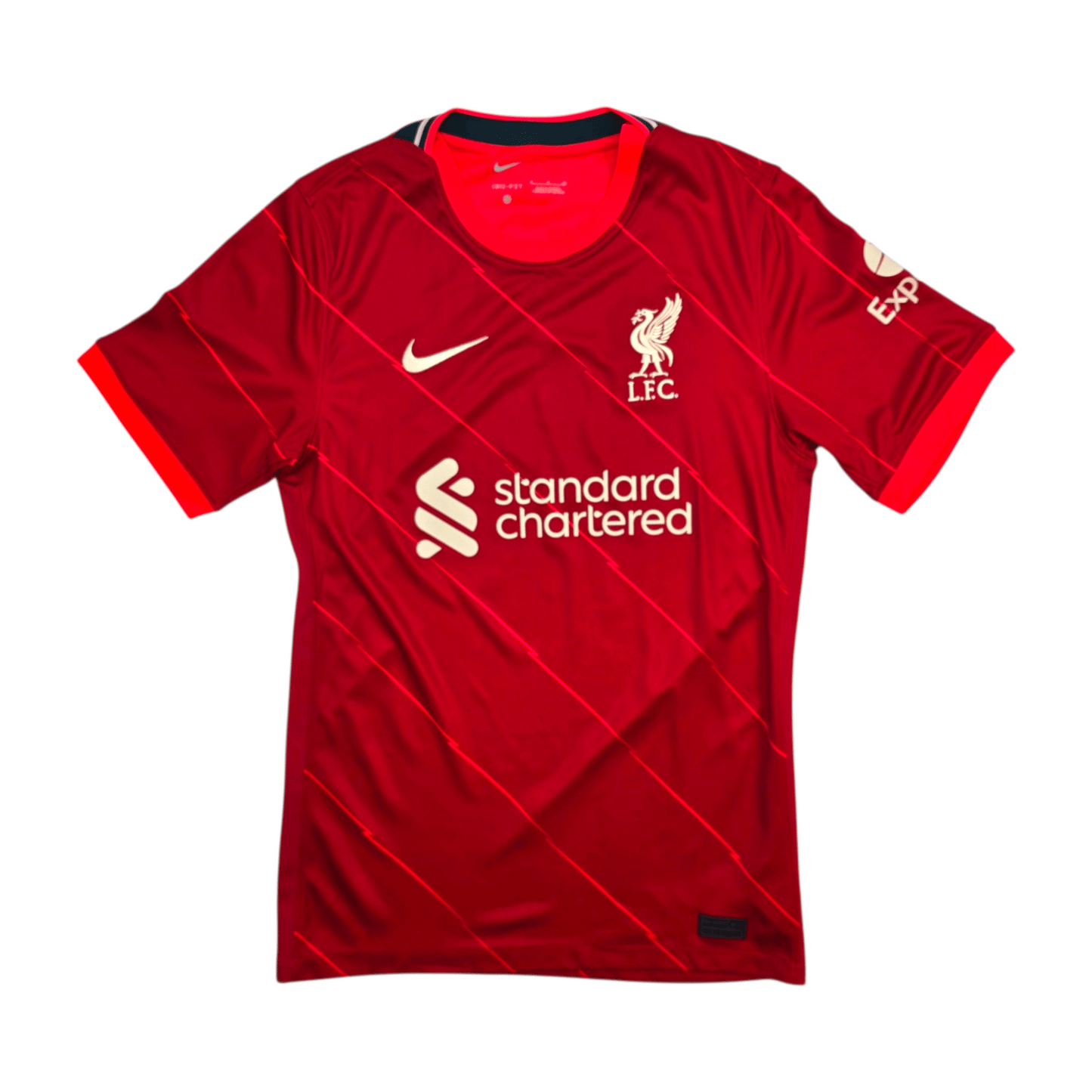2021/22 Liverpool Home Football Shirt (S) Nike #4 Virgil