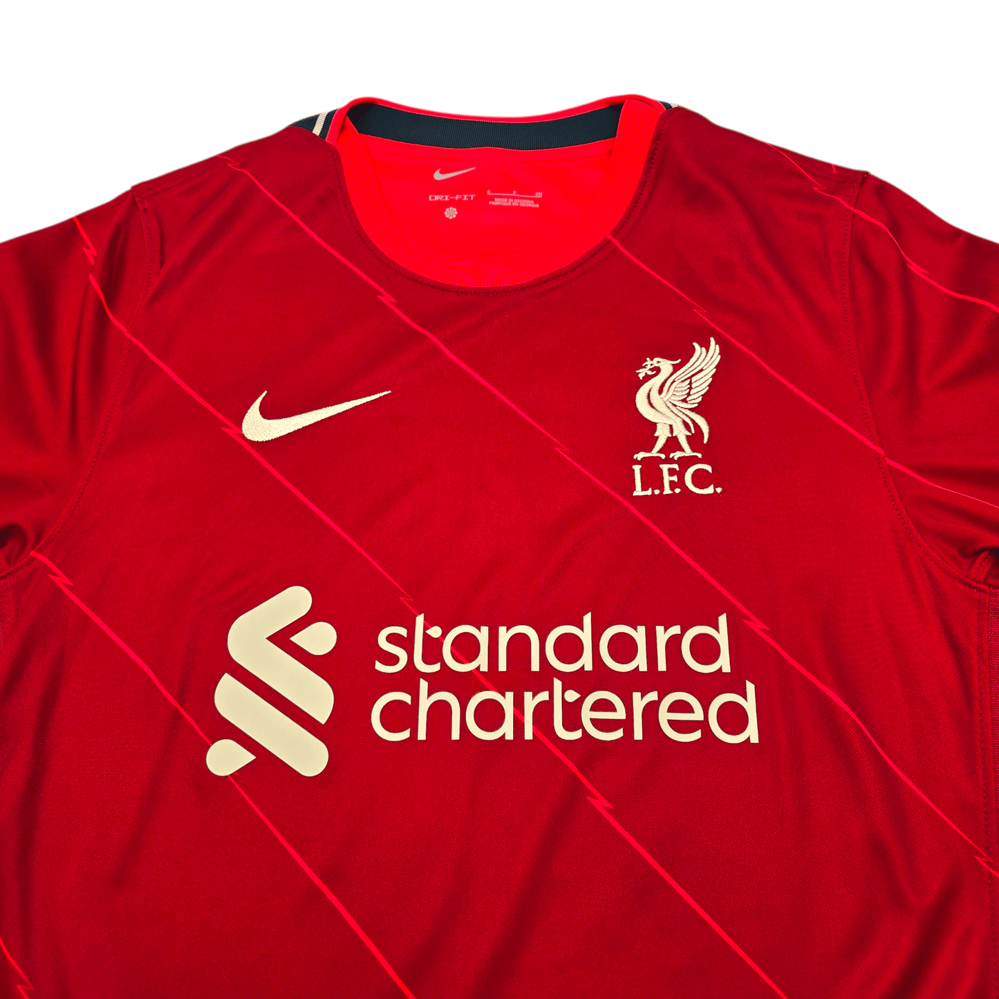 2021/22 Liverpool Home Football Shirt (S) Nike #4 Virgil