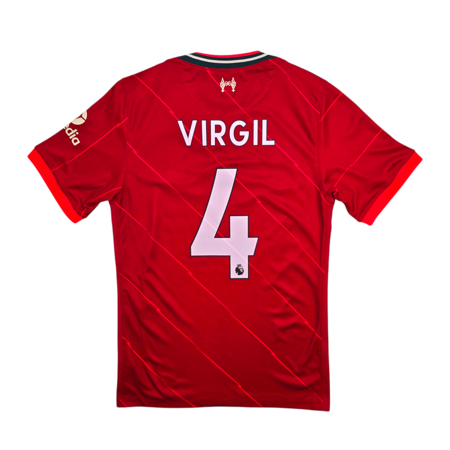 2021/22 Liverpool Home Football Shirt (S) Nike #4 Virgil