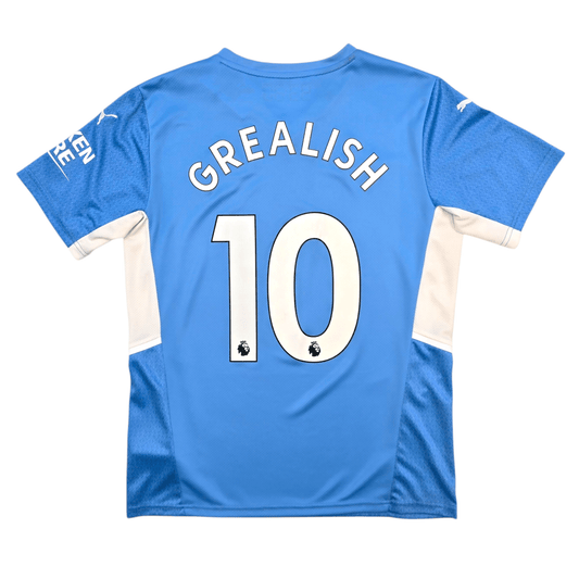 2021/22 Manchester City Home Football Shirt (M) Puma #10 Grealish